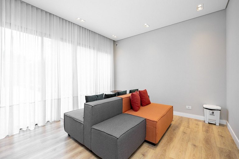 Studio finamente decorado em Curitiba