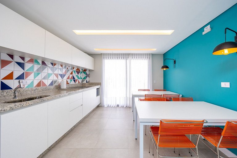 Ref 10307 | Estúdio finamente decorado em Curitiba, até 2 pe