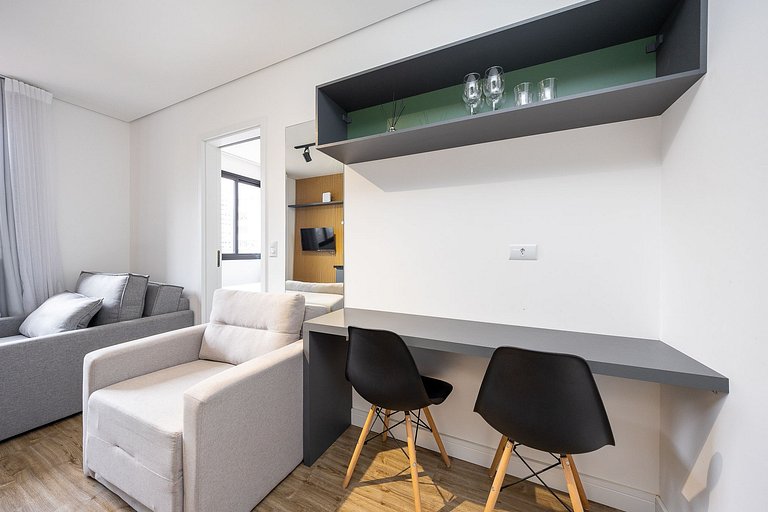 Apartamento no centro, para até 4 pessoas próximo ao mercado
