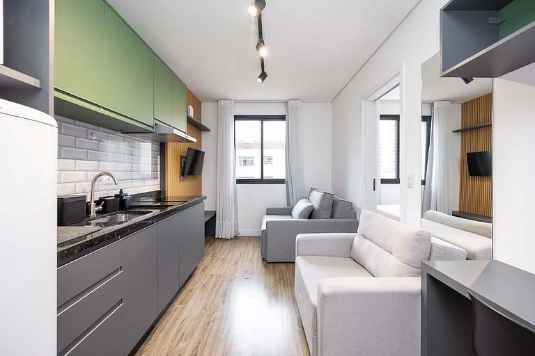 Apartamento no centro, para até 4 pessoas próximo ao mercado
