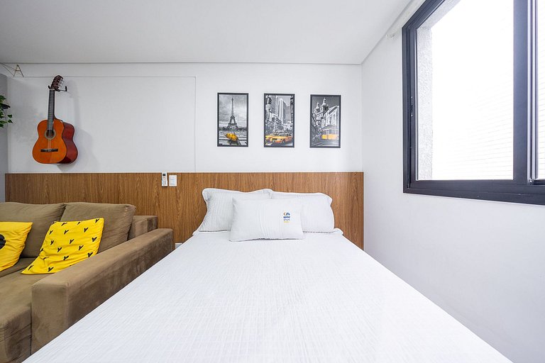 Apartamento decorado completo no Centro, próximo ao mercado