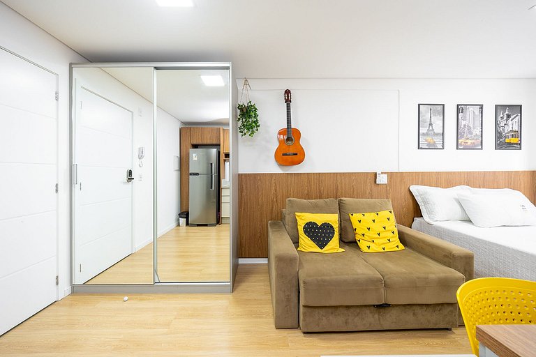 Apartamento decorado completo no Centro, próximo ao mercado