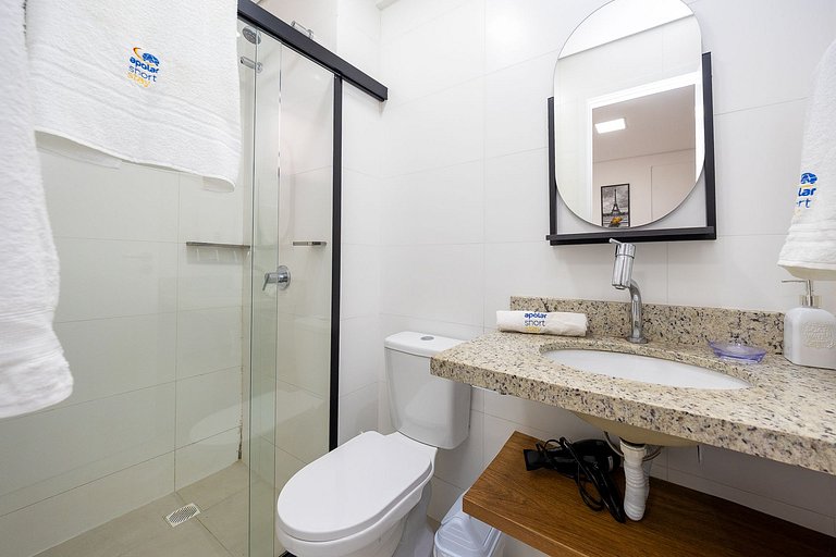 Apartamento decorado completo no Centro, próximo ao mercado