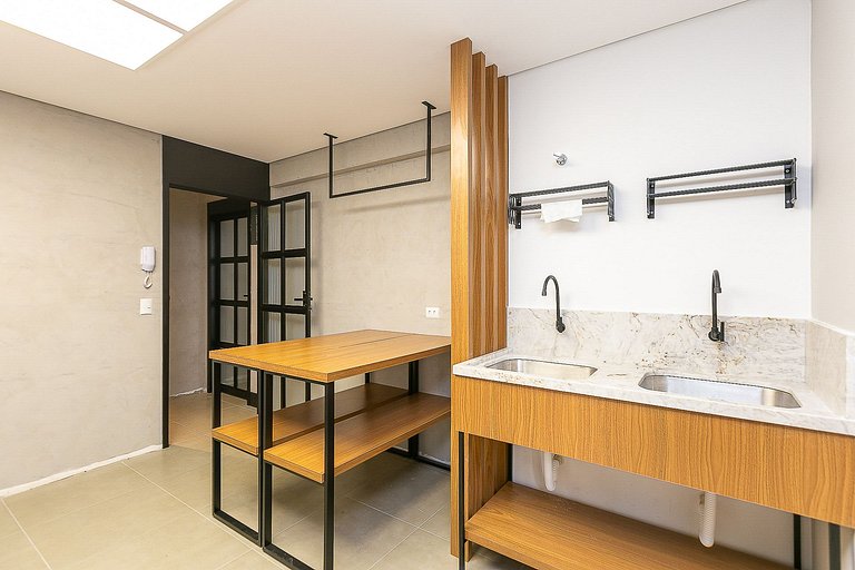 Apartamento decorado completo no Centro, próximo ao mercado