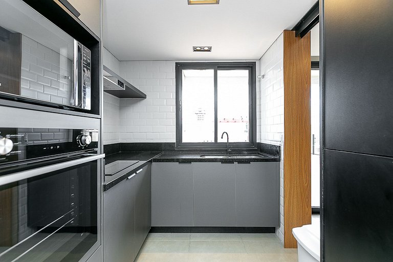 Apartamento decorado completo no Centro, próximo ao mercado
