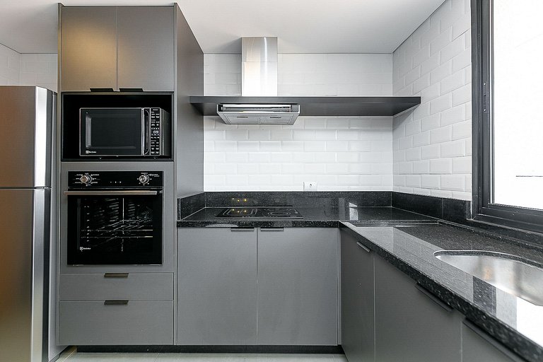 Apartamento decorado completo no Centro, próximo ao mercado