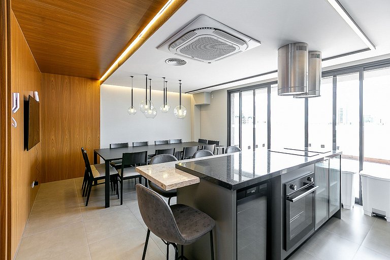 Apartamento decorado completo no Centro, próximo ao mercado