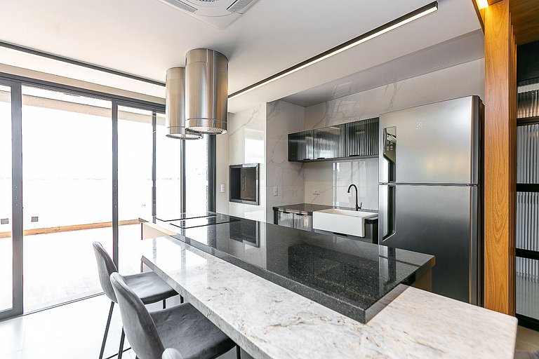 Apartamento decorado completo no Centro, próximo ao mercado