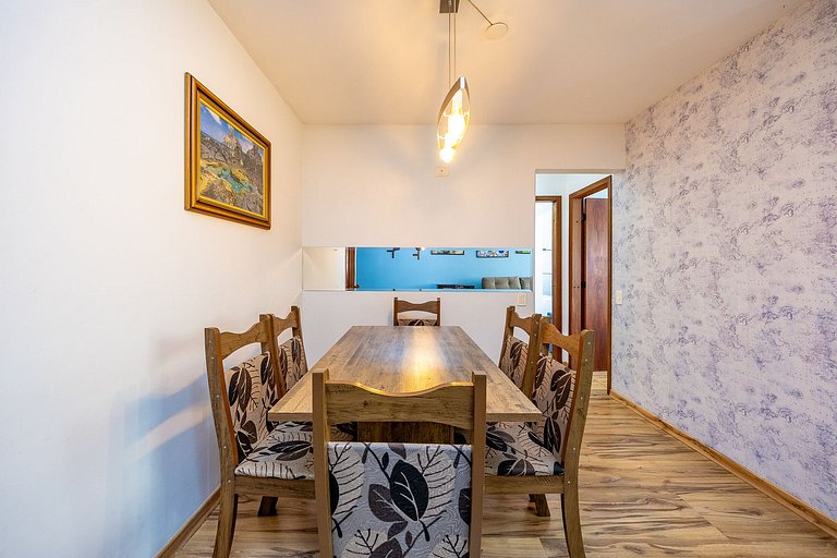 Apartamento 2 quartos finamente decorado em Curitiba, até 4