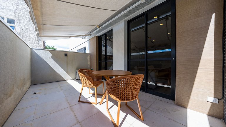 Apartamento 1 quarto mobiliado no Batel com vaga e excelente