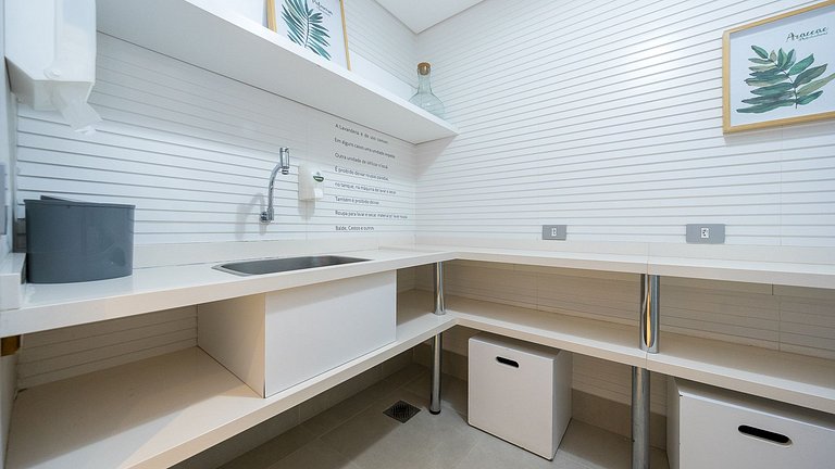 Apartamento 1 quarto mobiliado no Batel com vaga e excelente