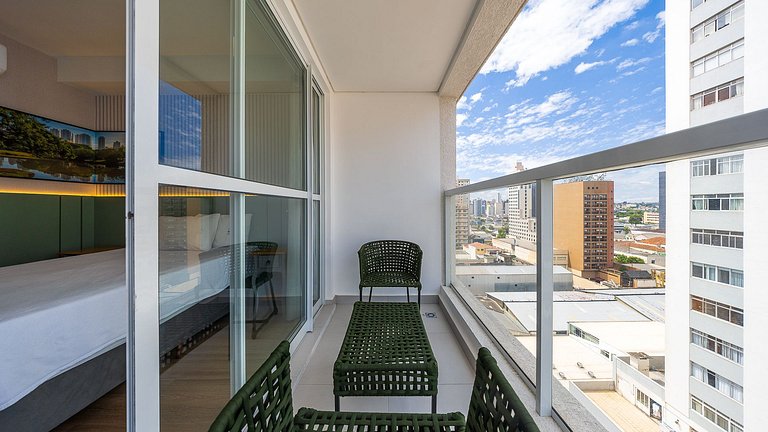 Studio Moderno e Equipado no Centro de Curitiba