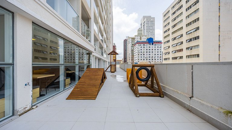 Studio Moderno e Equipado no Centro de Curitiba