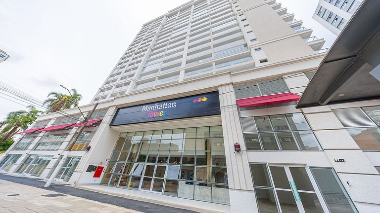 Apartamento Mobiliado no Centro com Wi-Fi e Lazer Completo