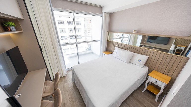 Apartamento Mobiliado no Centro com Wi-Fi e Lazer Completo