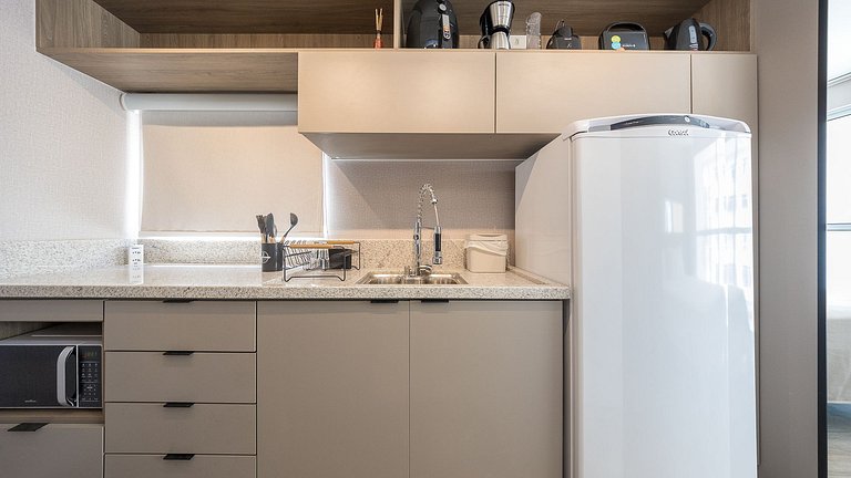 Apartamento Mobiliado no Centro com Wi-Fi e Lazer Completo