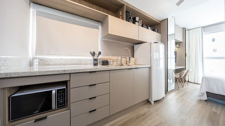 Apartamento Mobiliado no Centro com Wi-Fi e Lazer Completo