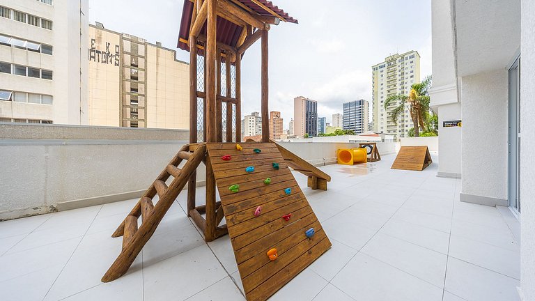 Apartamento Mobiliado no Centro com Wi-Fi e Lazer Completo