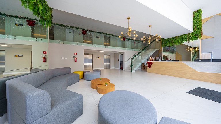 Apartamento Mobiliado no Centro com Wi-Fi e Lazer Completo