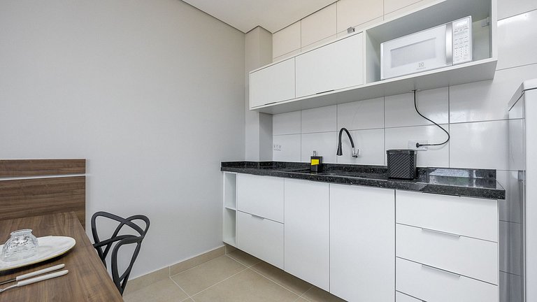 Apartamento 1 quarto completo no Rebouças – praticidade tota