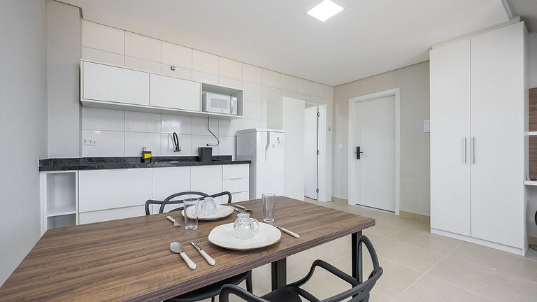 Apartamento 1 quarto completo no Rebouças – praticidade tota