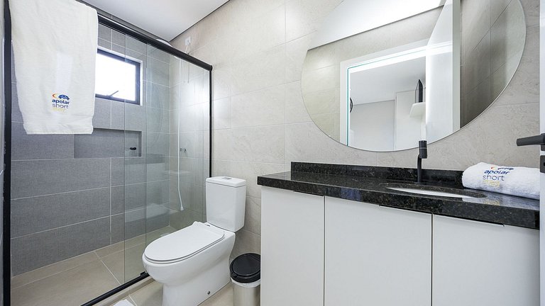 Apartamento compacto e completo com Wi-Fi e utilidades inclu