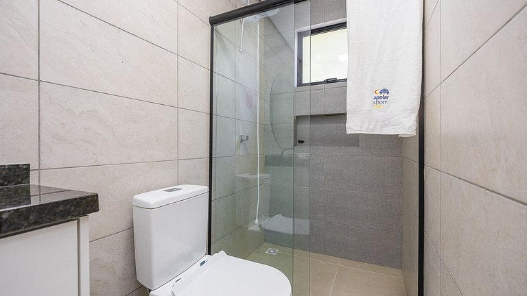 Studio moderno e decorado no Rebouças – pronto para morar