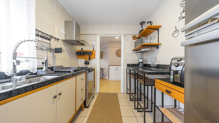 Apartamento 2 Quartos e 1 Suíte Finamente Decorado no Bigorr