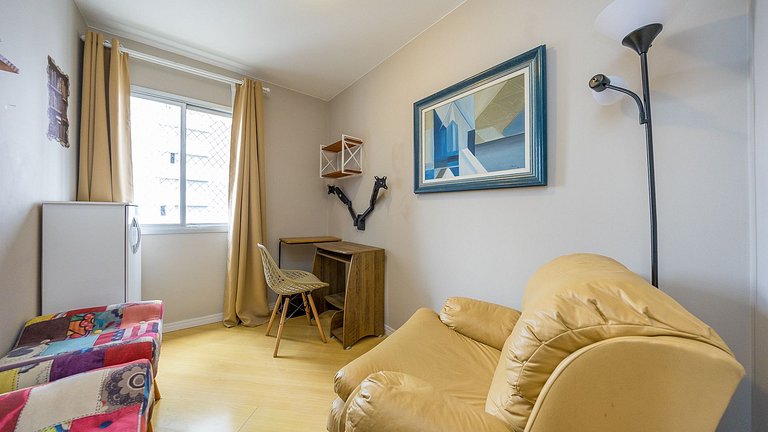 Apartamento 2 Quartos e 1 Suíte Finamente Decorado no Bigorr
