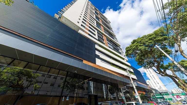 Studio de Alto Padrão no Centro – Totalmente Mobiliado, com