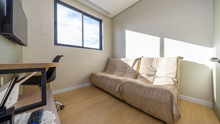 Apartamento 1 Quarto Mobiliado | Praticidade no Centro de Cu