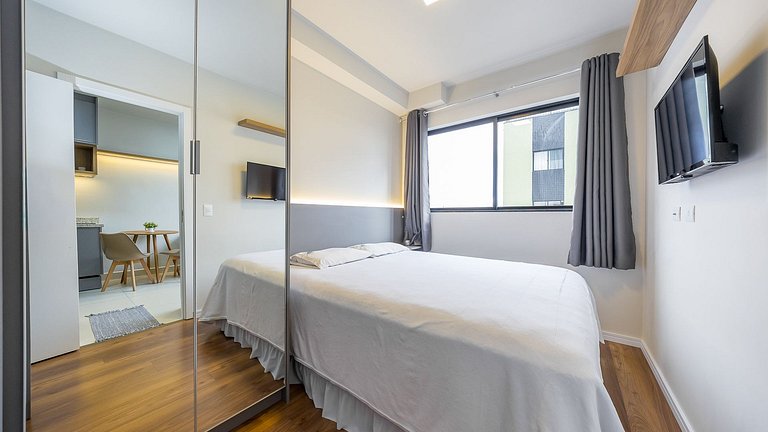 Apartamento no Portão| 1 quarto mobiliado
