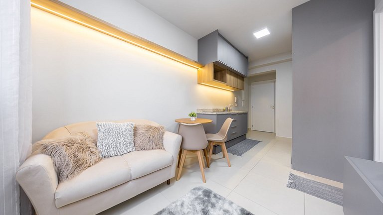 Apartamento no Portão| 1 quarto mobiliado