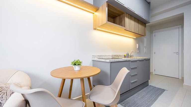 Apartamento no Portão| 1 quarto mobiliado