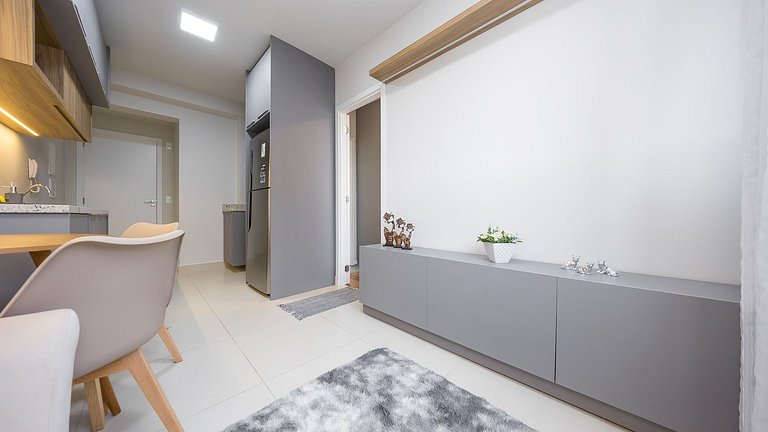 Apartamento no Portão| 1 quarto mobiliado