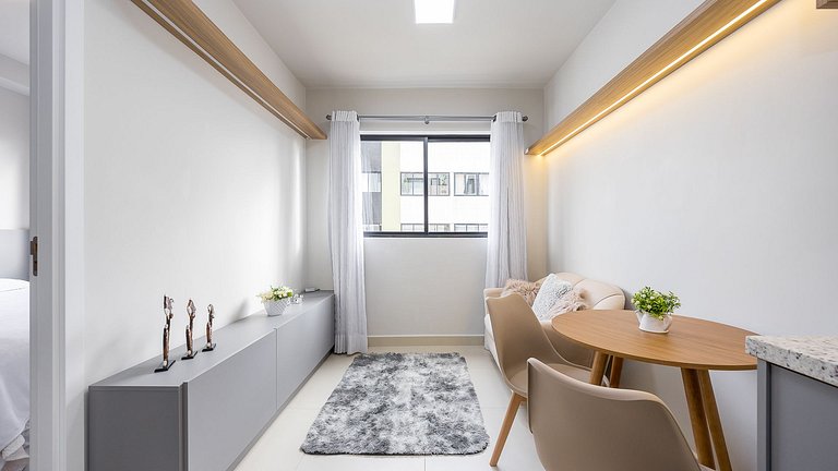 Apartamento no Portão| 1 quarto mobiliado