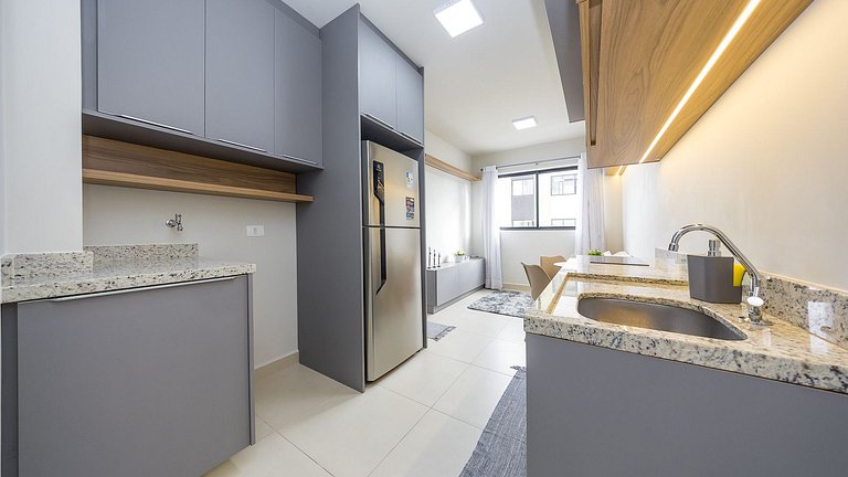 Apartamento no Portão| 1 quarto mobiliado