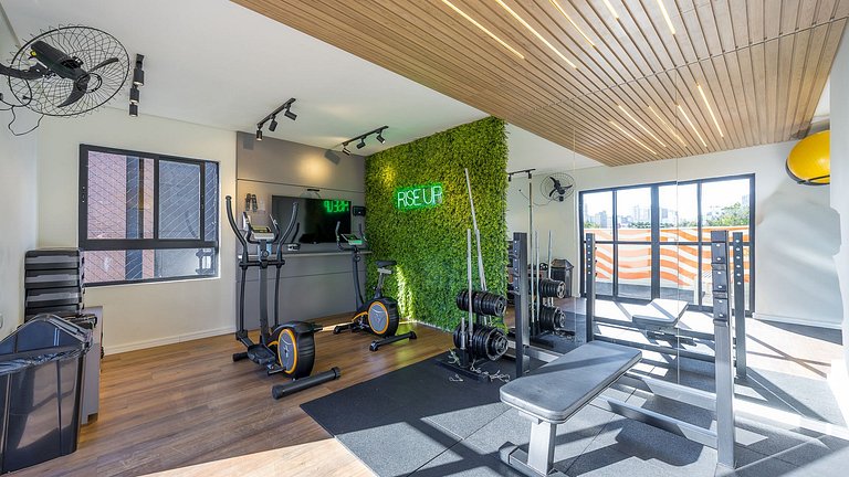 Apartamento Mobiliado com 1 Quarto e Garagem no Água Verde