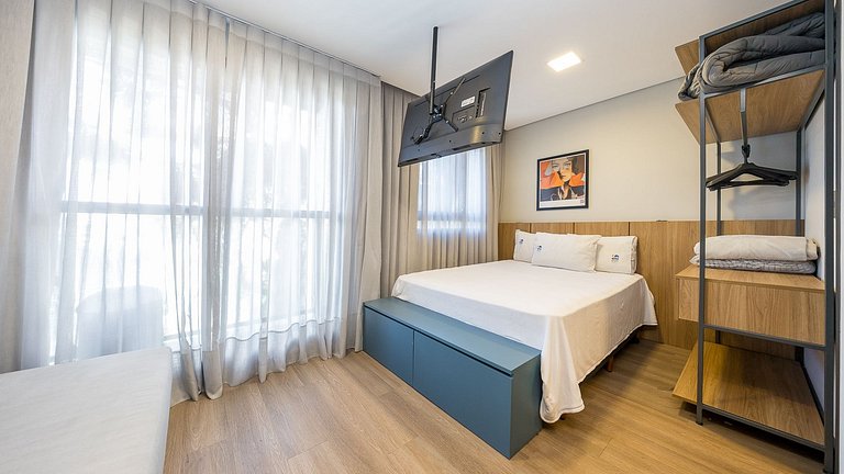 Studio Completo no Água Verde | Mobiliado e Pronto para Mora