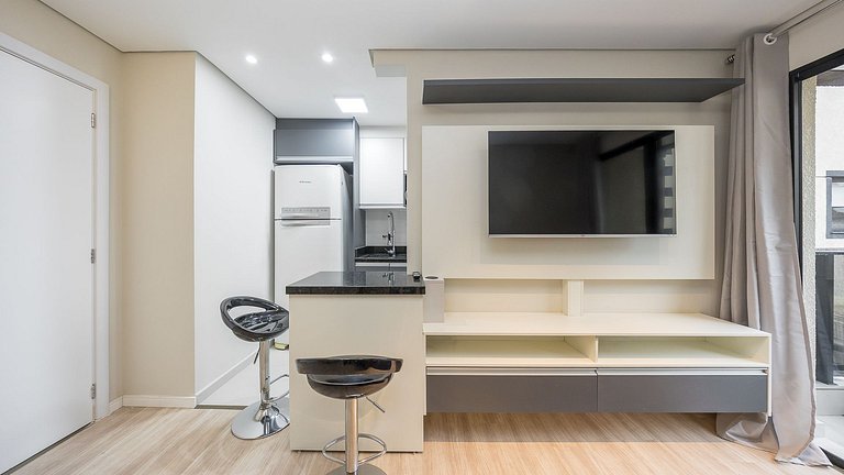 Apartamento 2 Quartos Mobiliado Próximo ao Shopping Barigui