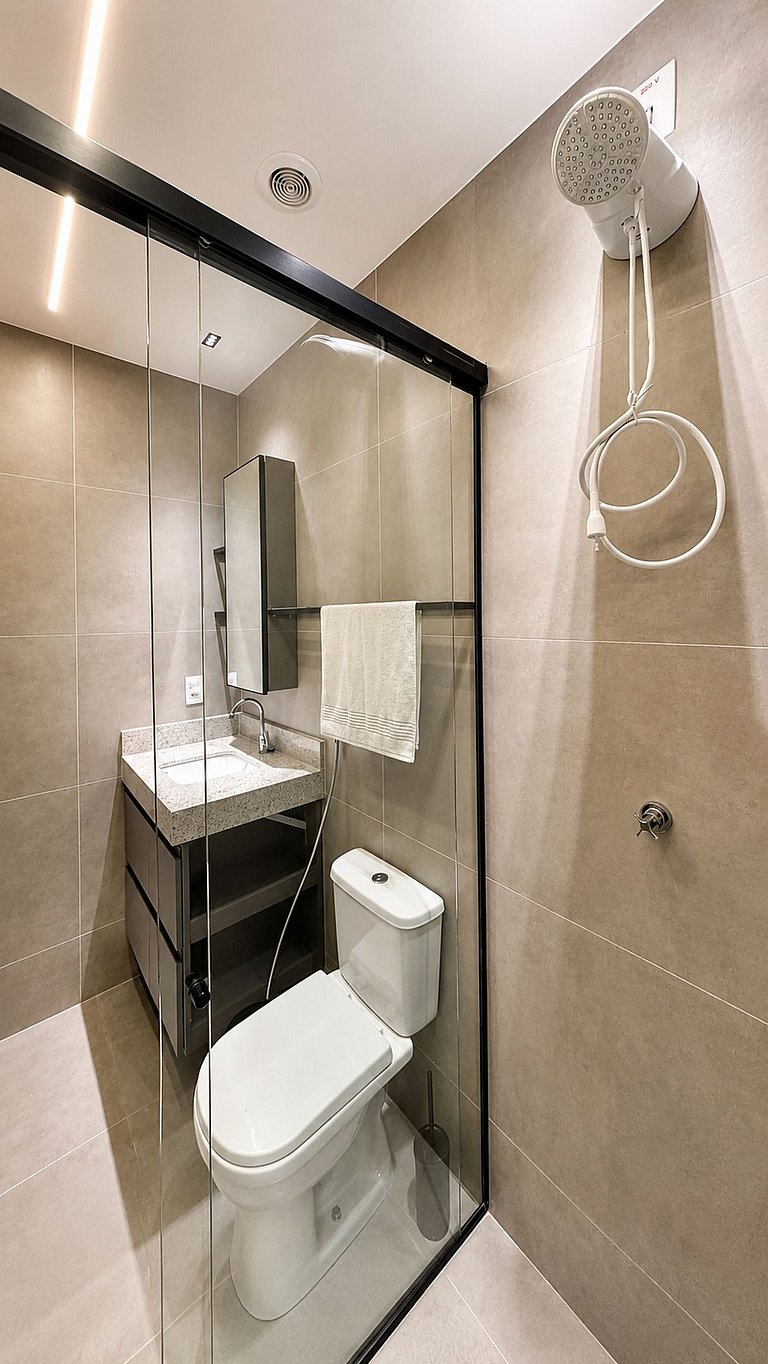 Studio mezanino com vista | Livreh Mirante