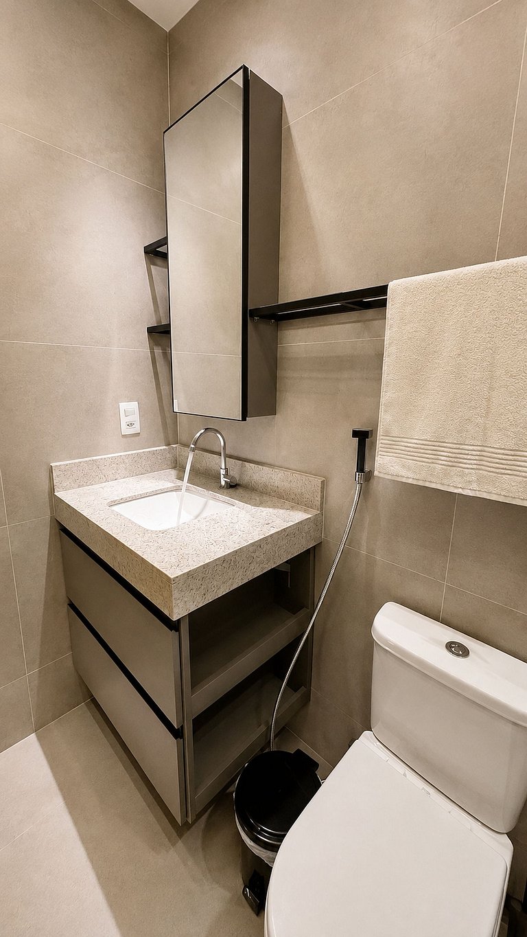 Studio mezanino com vista | Livreh Mirante