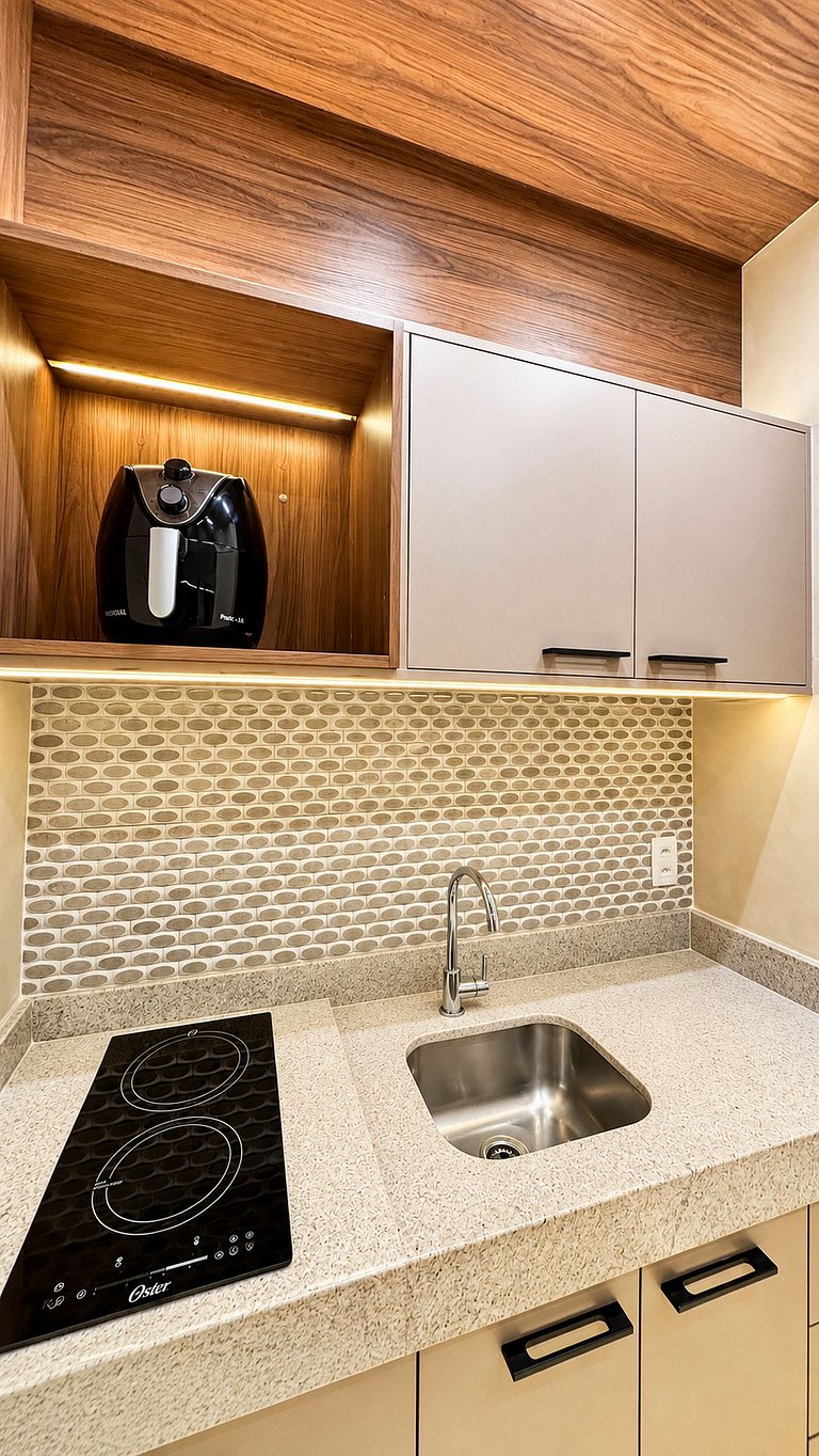 Studio mezanino com vista | Livreh Mirante