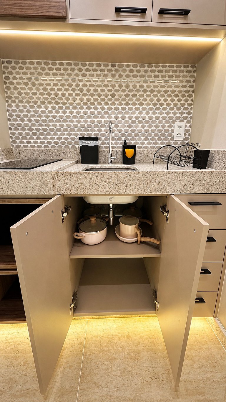Studio mezanino com vista | Livreh Mirante