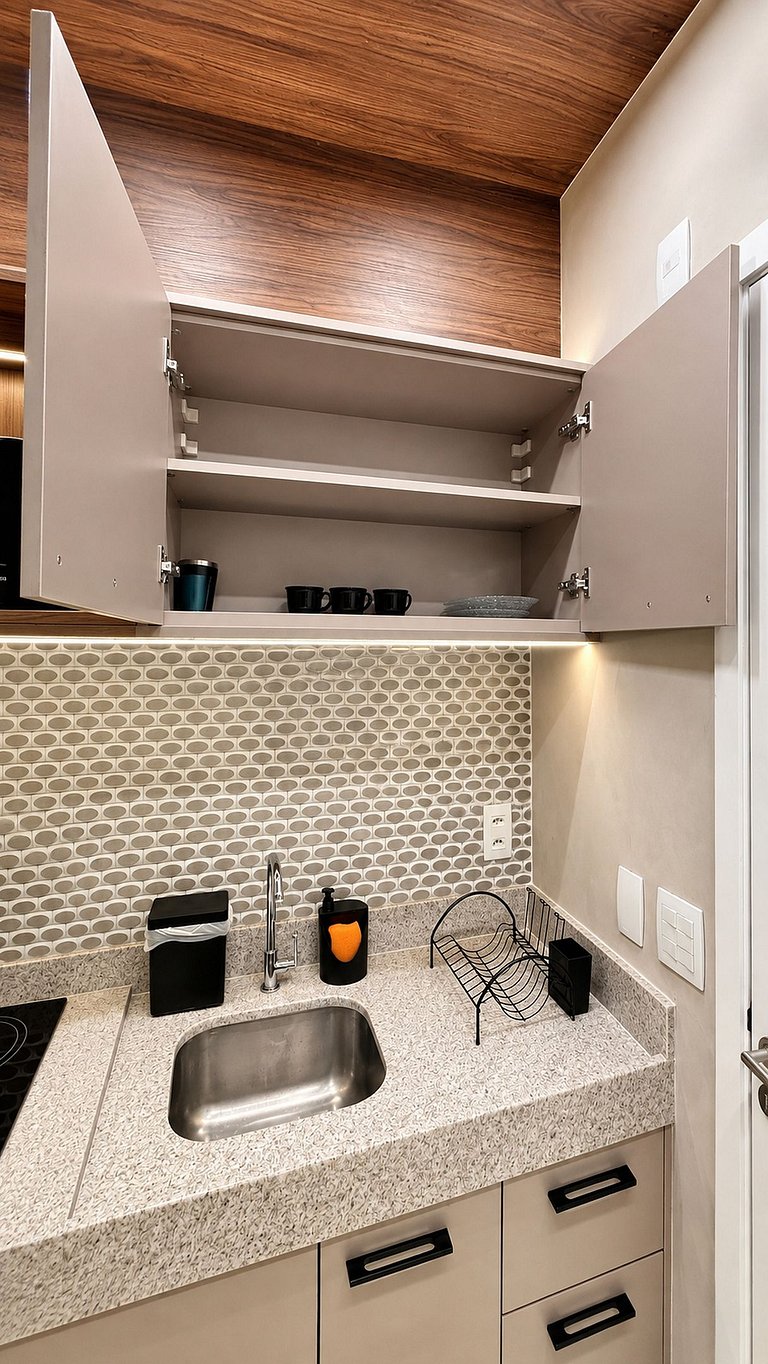 Studio mezanino com vista | Livreh Mirante