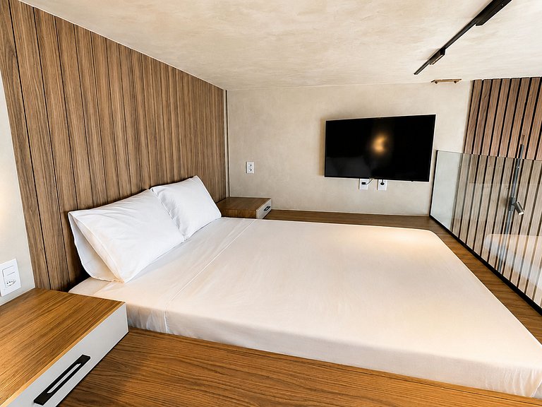 Studio mezanino com vista | Livreh Mirante