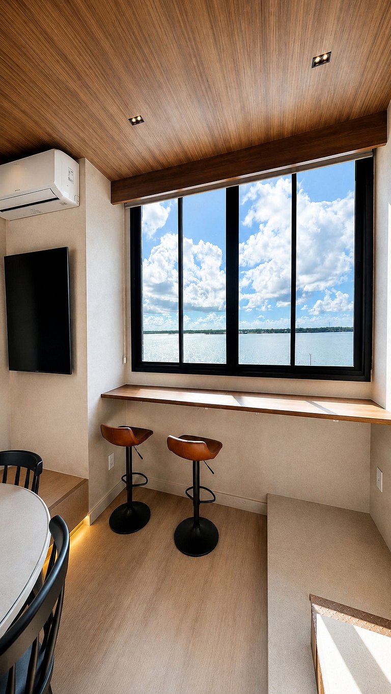 Studio mezanino com vista | Livreh Mirante