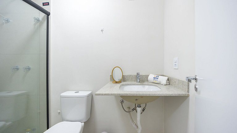 Apartamento 2 Quartos com Suíte, Mobiliado e Churrasqueira |