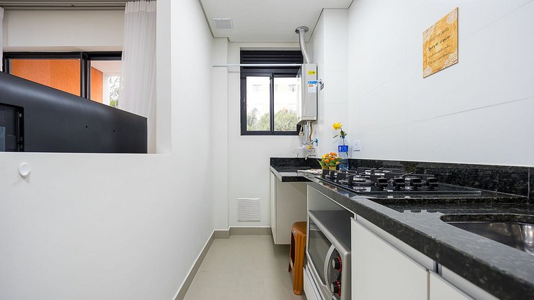 Apartamento 2 Quartos com Suíte, Mobiliado e Churrasqueira |