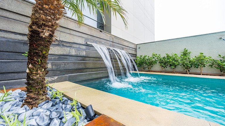 Apartamento 1 Quarto Mobiliado no 27º Andar | Centro de Curi